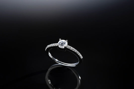 lab grown diamond ring