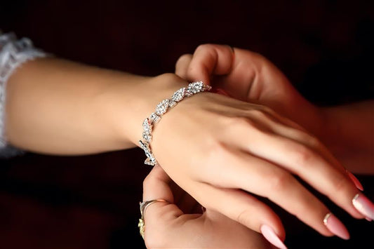 lab grown diamond tennis bracelet