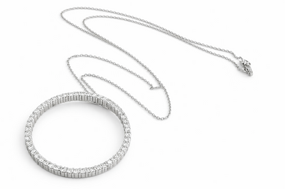 Diamond Circle Pendant