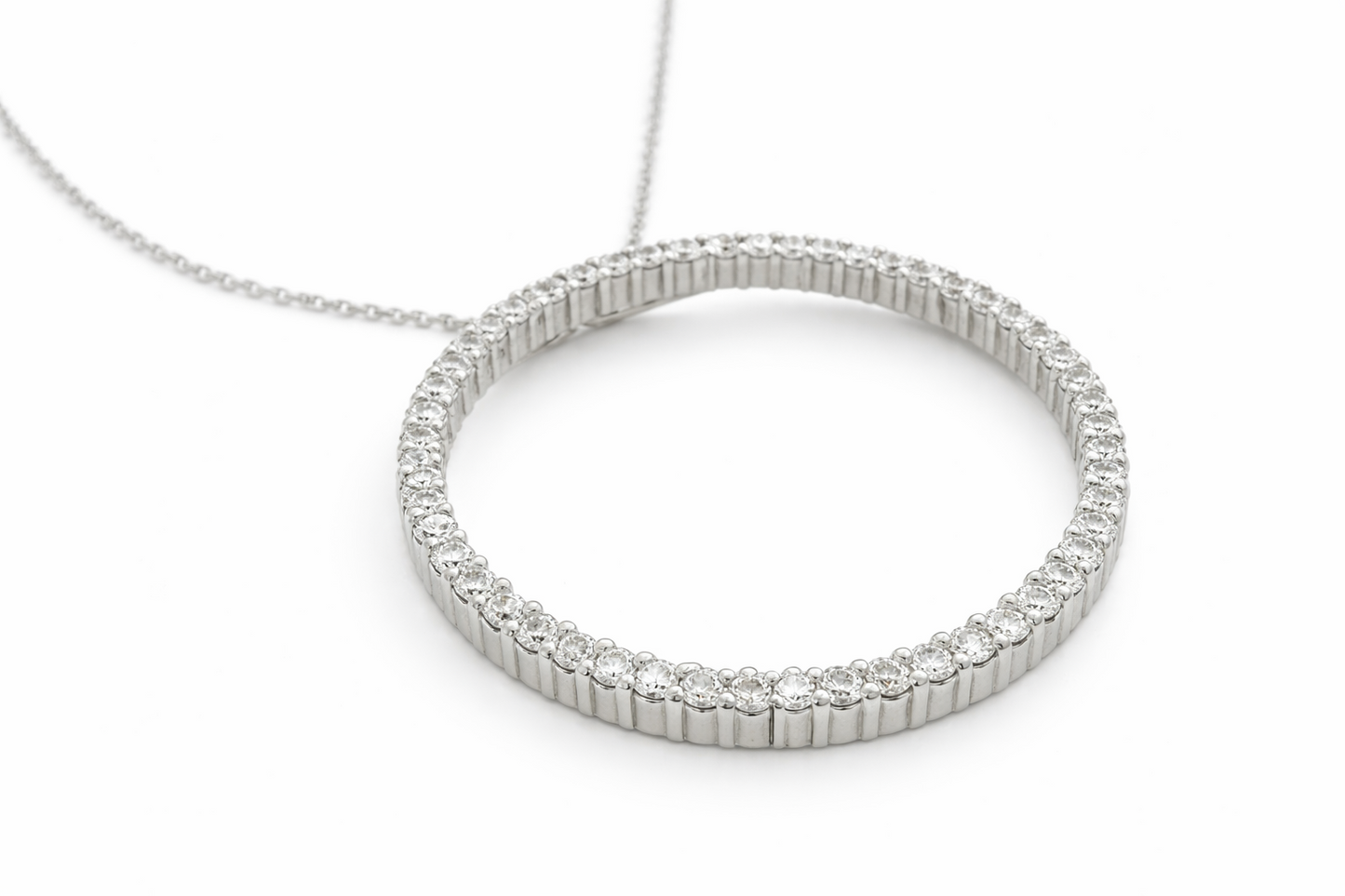 Diamond Circle Pendant