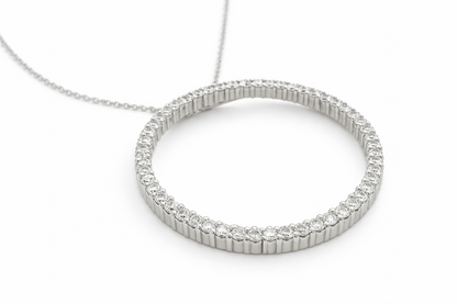 Diamond Circle Pendant