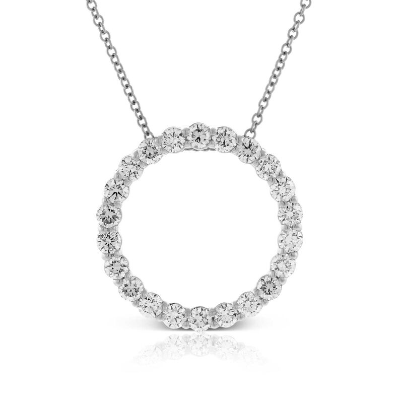 Circle Diamond Pendant