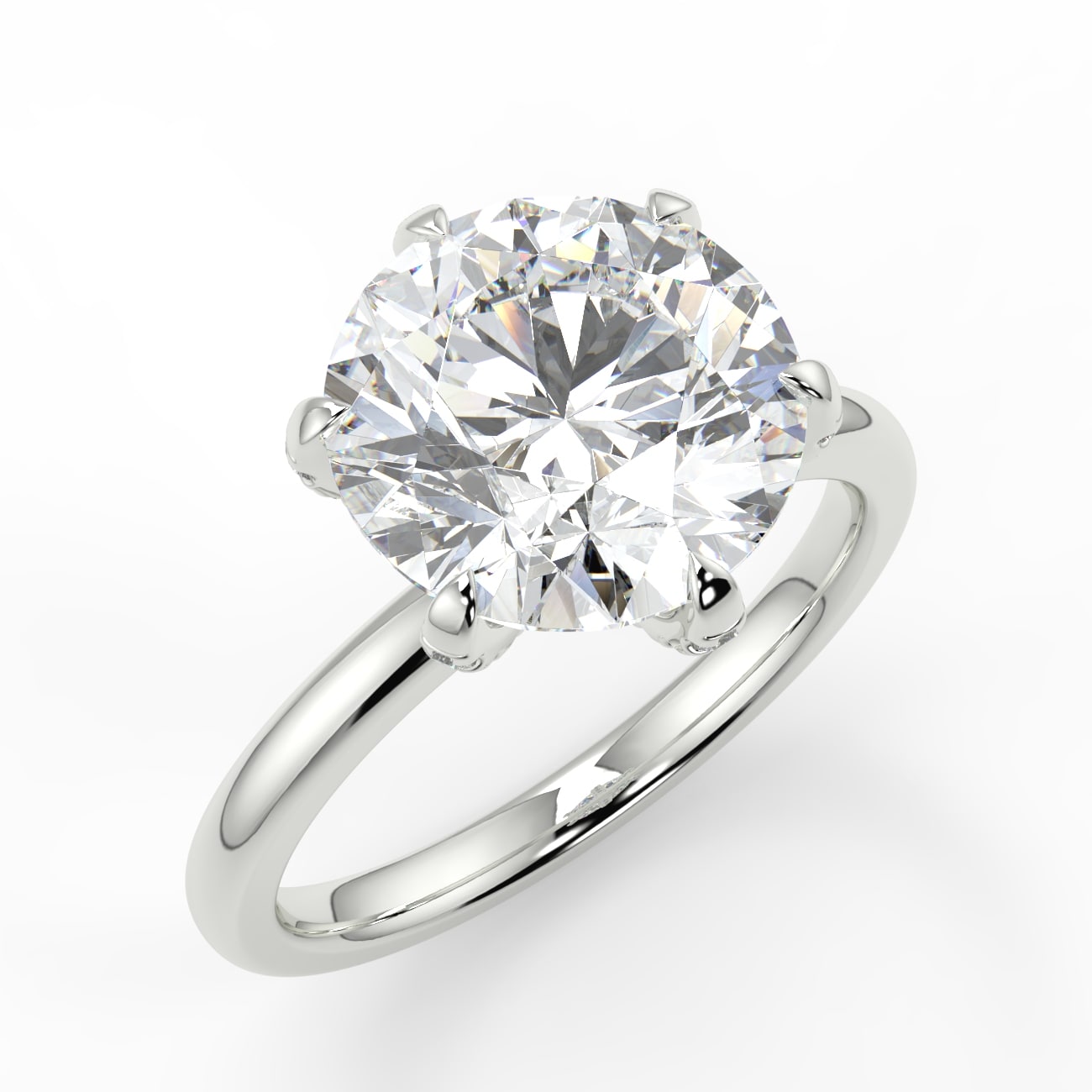 Solitare diamond basket