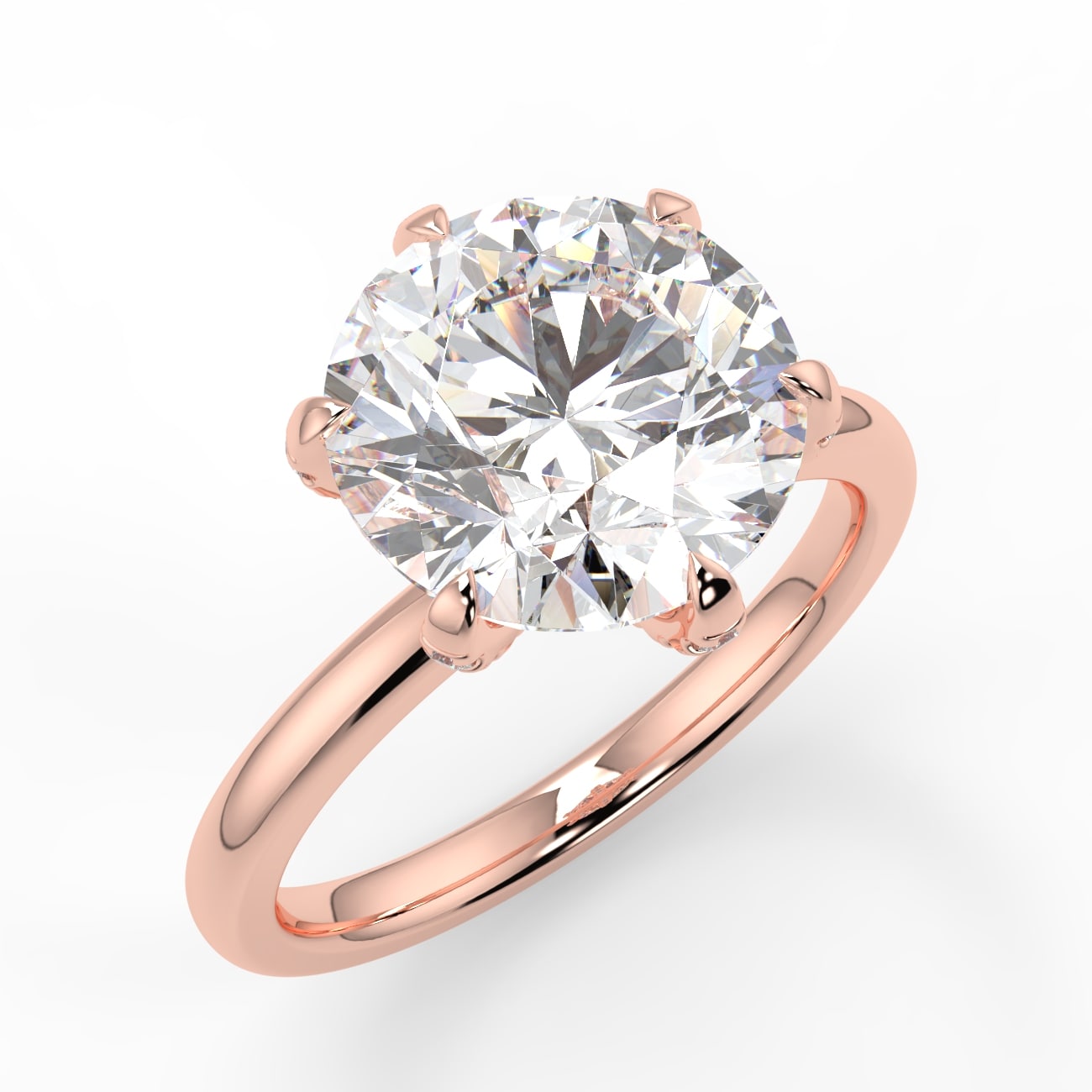 Solitare diamond basket