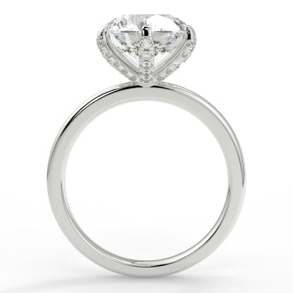 Solitare diamond basket