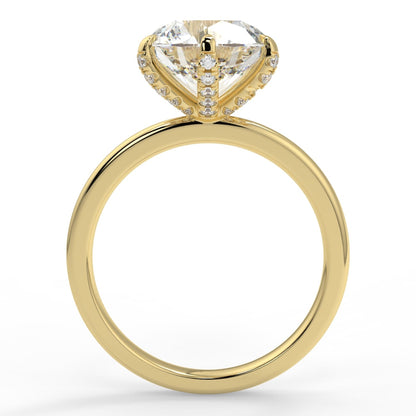 Solitare diamond basket