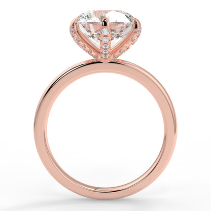 Solitare diamond basket