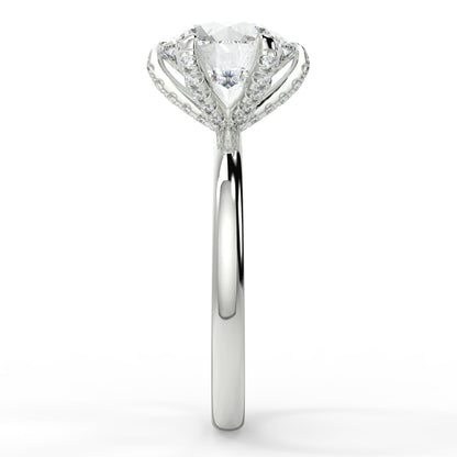 Solitare diamond basket