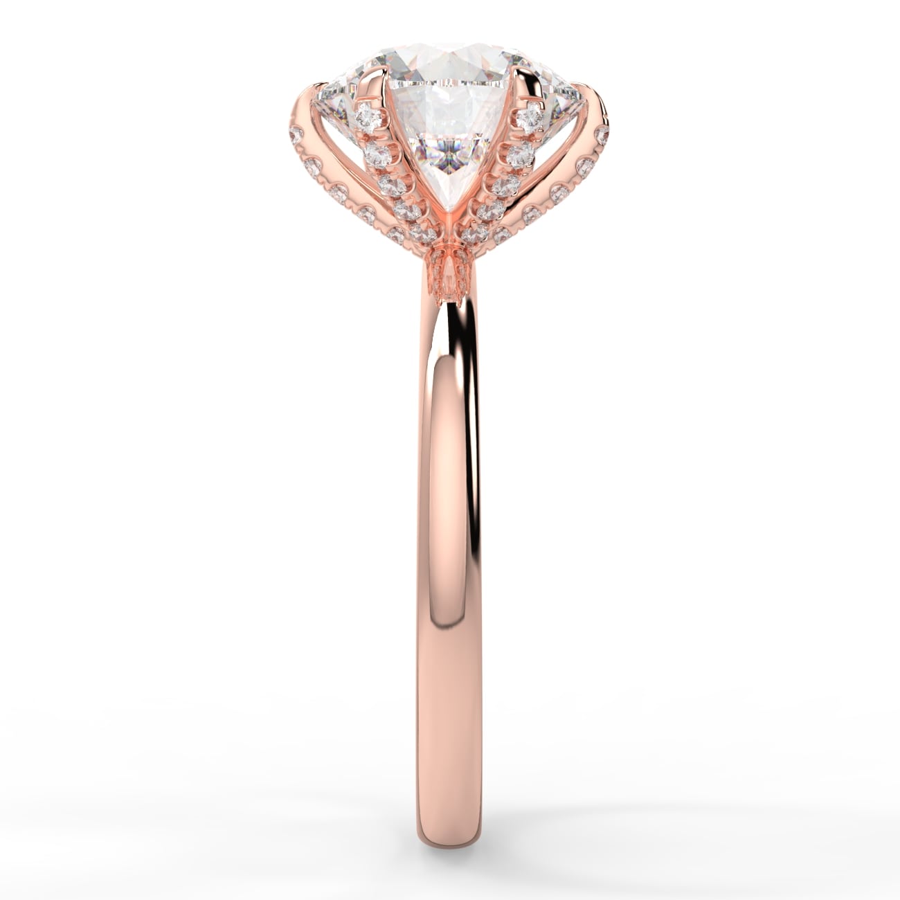 Solitare diamond basket