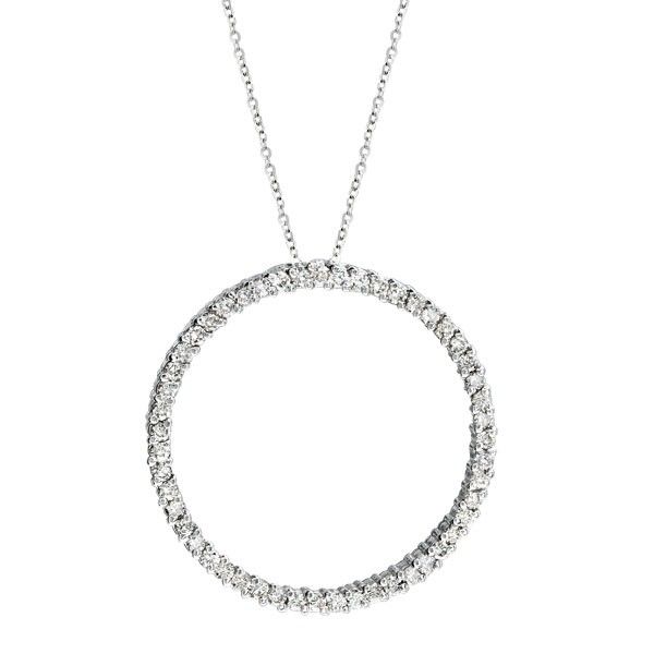 Diamond Circle Pendent