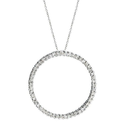 Diamond Circle Pendent