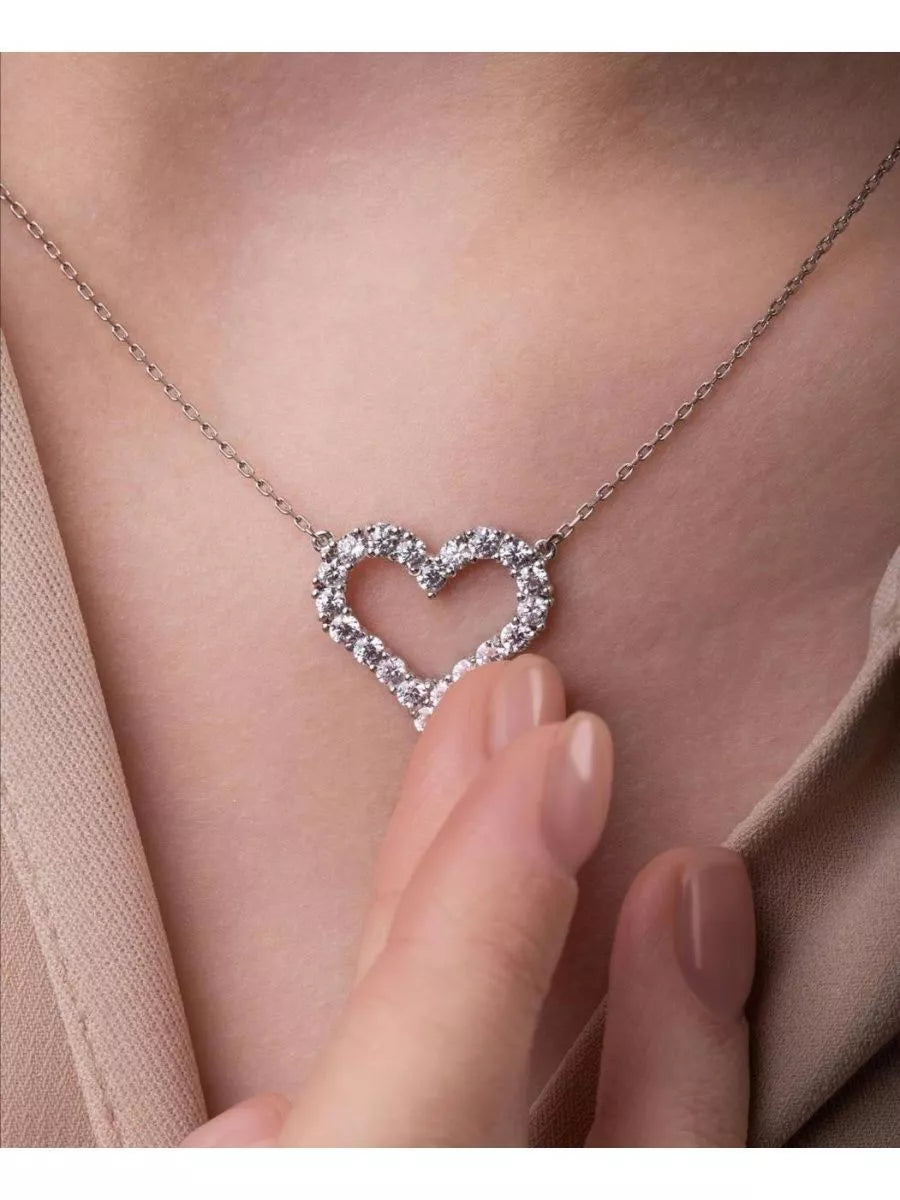 Diamond Heart Necklace 1