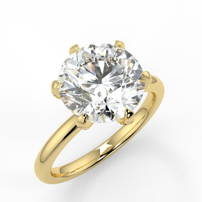 Solitare diamond basket