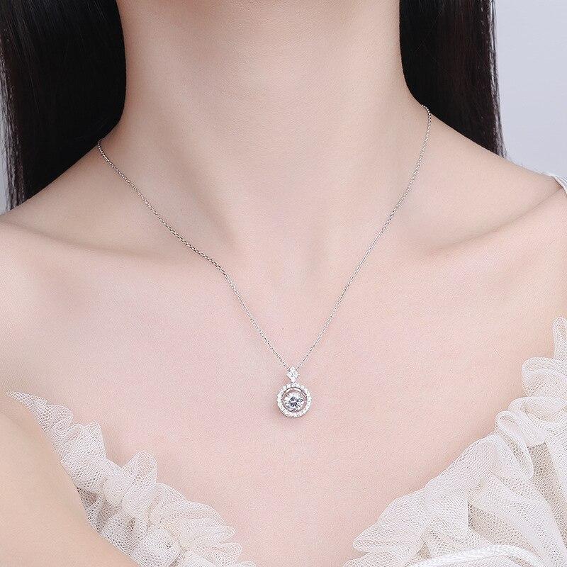 Moissanite Diamond Pendant 2