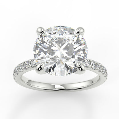 4 claw diamond band