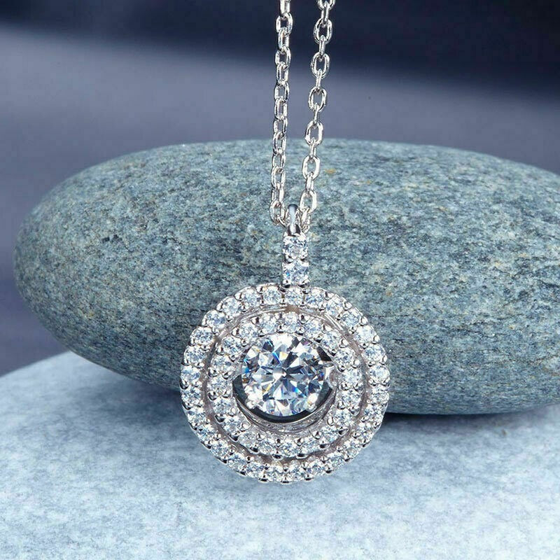 Moissanite Diamond Pendant