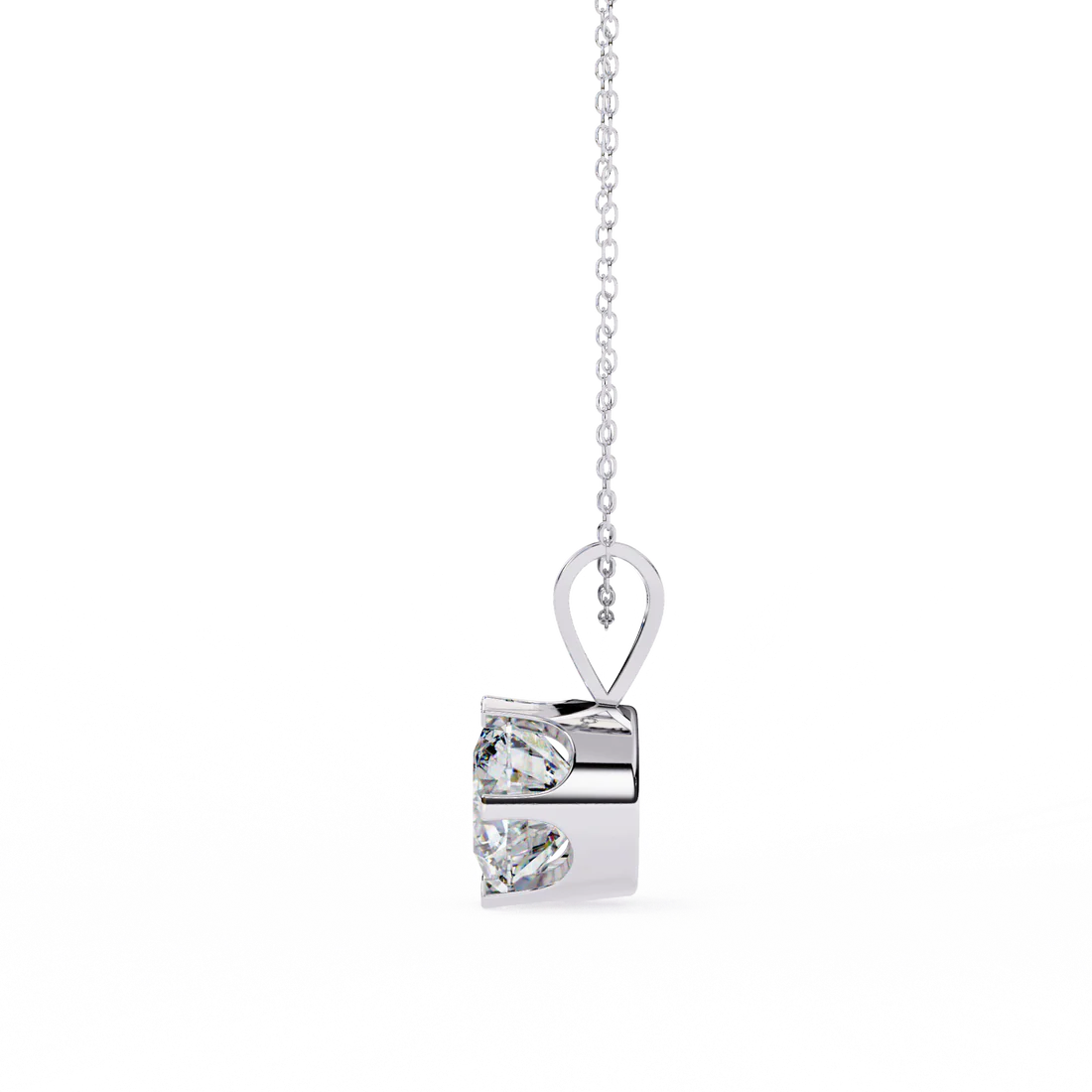 Glam Round 2 Carats Diamond Pendant