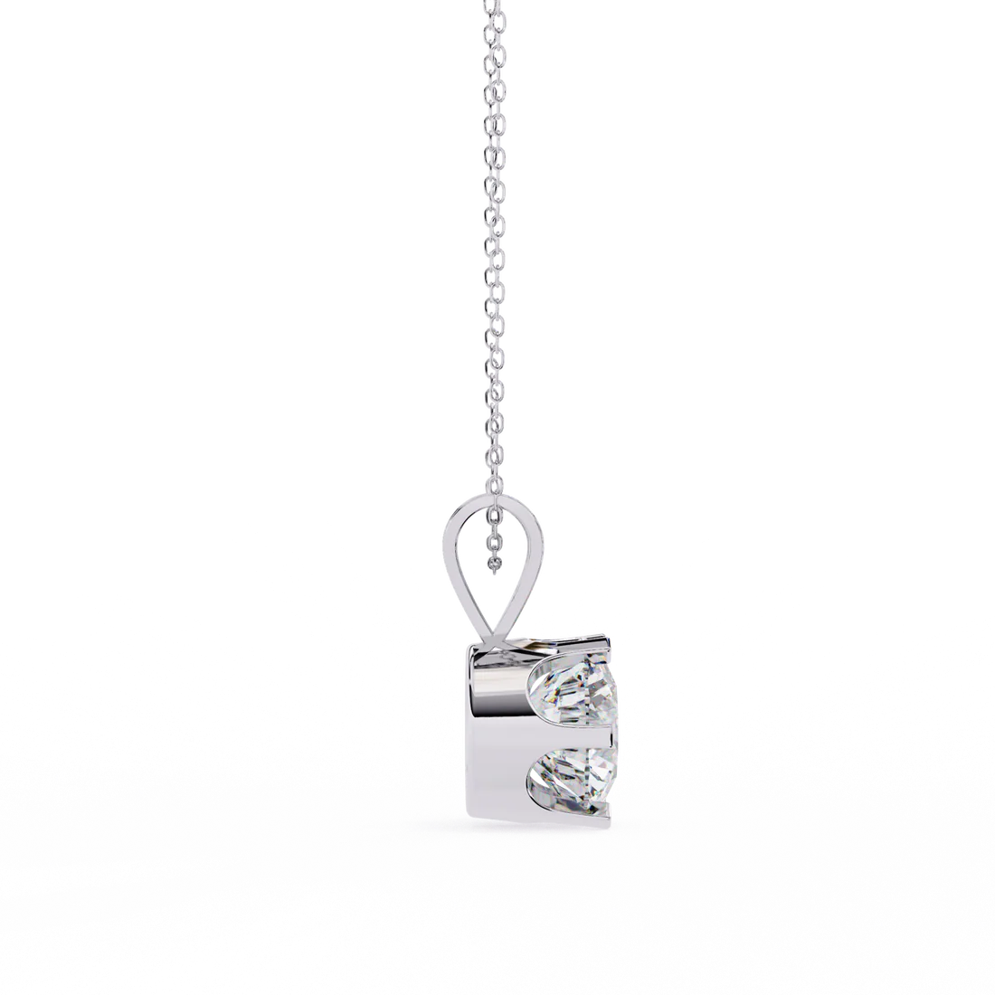 Glam Round 2 Carats Diamond Pendant