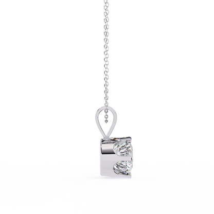Glam Round 2 Carats Diamond Pendant