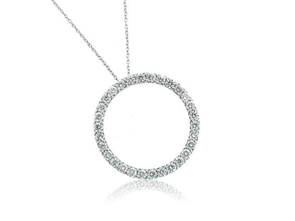 Diamond Circle Pendant