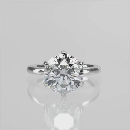 Solitare diamond basket