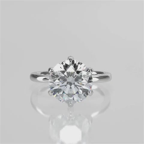 Solitare diamond basket